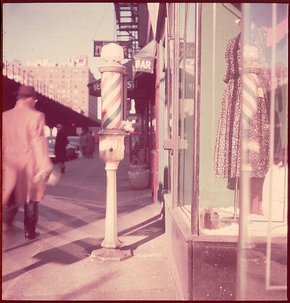 [235 Miscellaneous Views: Street Furniture, Signs, and Architectural Details], Walker Evans (American, St. Louis, Missouri 1903–1975 New Haven, Connecticut), Color film transparency and negative
