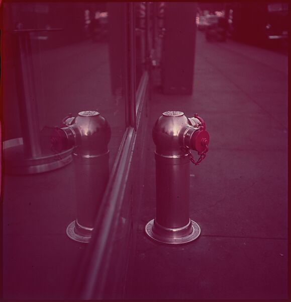 [235 Miscellaneous Views: Street Furniture, Signs, and Architectural Details], Walker Evans (American, St. Louis, Missouri 1903–1975 New Haven, Connecticut), Color film transparency and negative