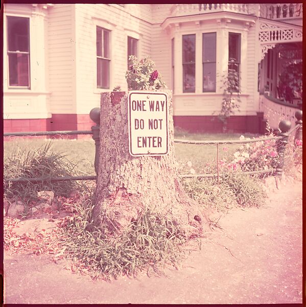 [235 Miscellaneous Views: Street Furniture, Signs, and Architectural Details], Walker Evans (American, St. Louis, Missouri 1903–1975 New Haven, Connecticut), Color film transparency and negative
