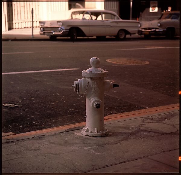 [235 Miscellaneous Views: Street Furniture, Signs, and Architectural Details], Walker Evans (American, St. Louis, Missouri 1903–1975 New Haven, Connecticut), Color film transparency and negative
