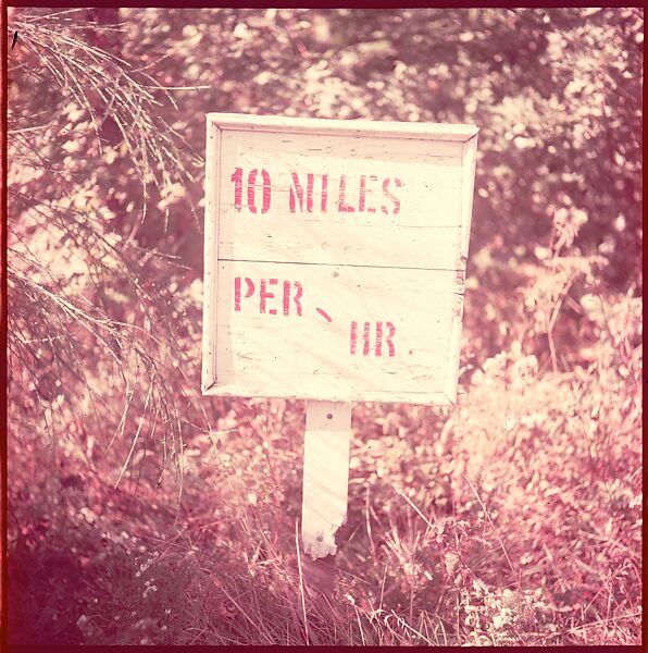 [235 Miscellaneous Views: Street Furniture, Signs, and Architectural Details], Walker Evans (American, St. Louis, Missouri 1903–1975 New Haven, Connecticut), Color film transparency and negative