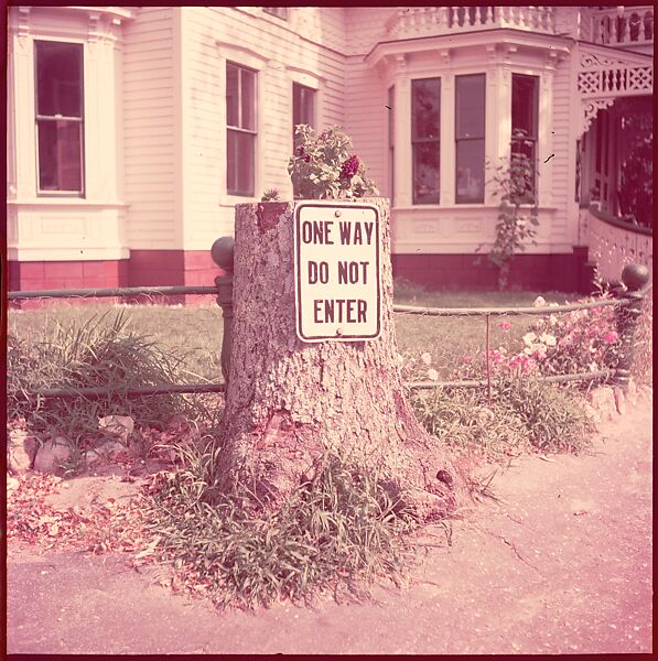 [235 Miscellaneous Views: Street Furniture, Signs, and Architectural Details], Walker Evans (American, St. Louis, Missouri 1903–1975 New Haven, Connecticut), Color film transparency and negative
