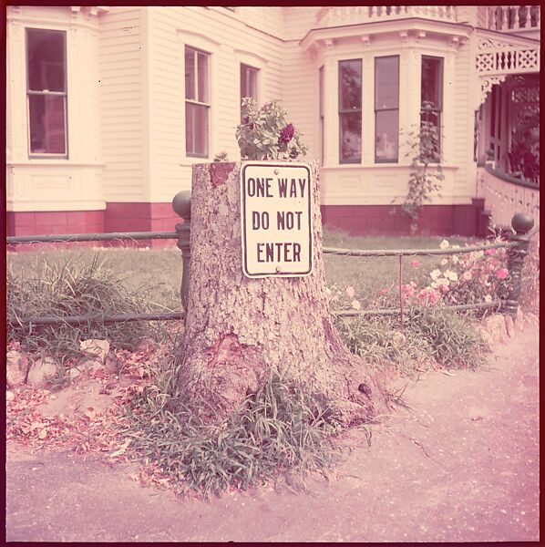 [235 Miscellaneous Views: Street Furniture, Signs, and Architectural Details], Walker Evans (American, St. Louis, Missouri 1903–1975 New Haven, Connecticut), Color film transparency and negative