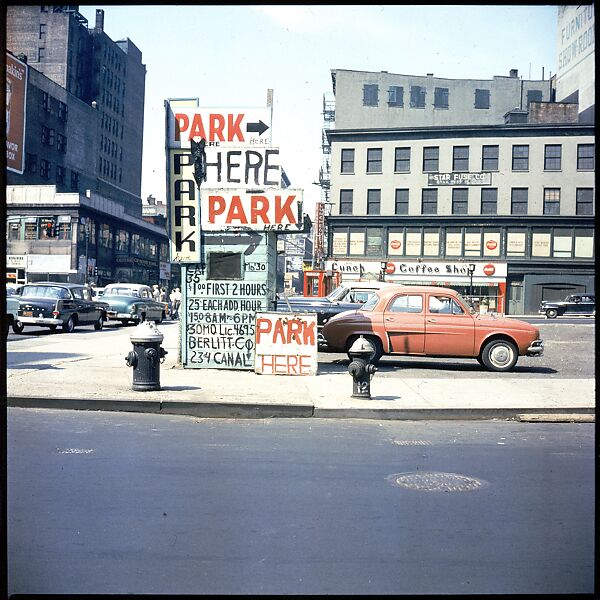 [235 Miscellaneous Views: Street Furniture, Signs, and Architectural Details], Walker Evans (American, St. Louis, Missouri 1903–1975 New Haven, Connecticut), Color film transparency and negative