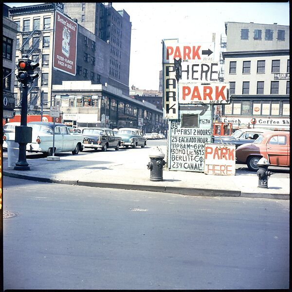 [235 Miscellaneous Views: Street Furniture, Signs, and Architectural Details], Walker Evans (American, St. Louis, Missouri 1903–1975 New Haven, Connecticut), Color film transparency and negative