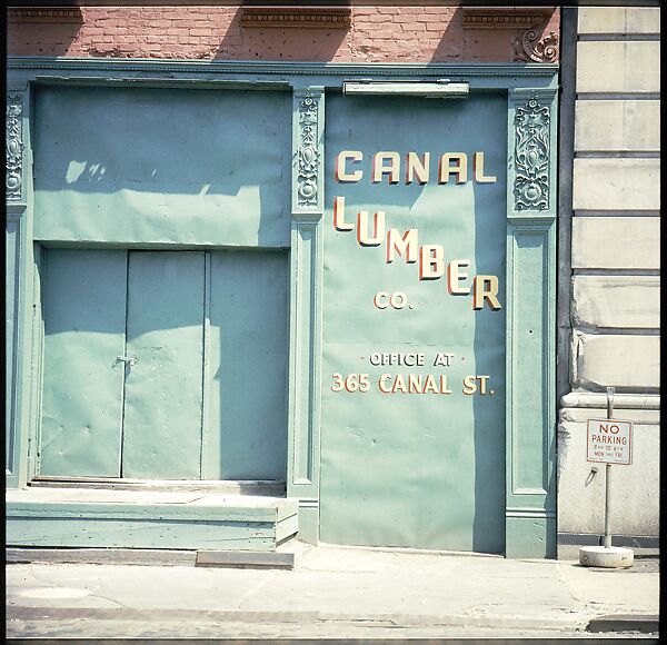[235 Miscellaneous Views: Street Furniture, Signs, and Architectural Details], Walker Evans (American, St. Louis, Missouri 1903–1975 New Haven, Connecticut), Color film transparency and negative