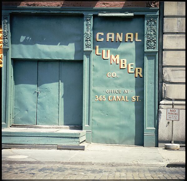 [235 Miscellaneous Views: Street Furniture, Signs, and Architectural Details], Walker Evans (American, St. Louis, Missouri 1903–1975 New Haven, Connecticut), Color film transparency and negative