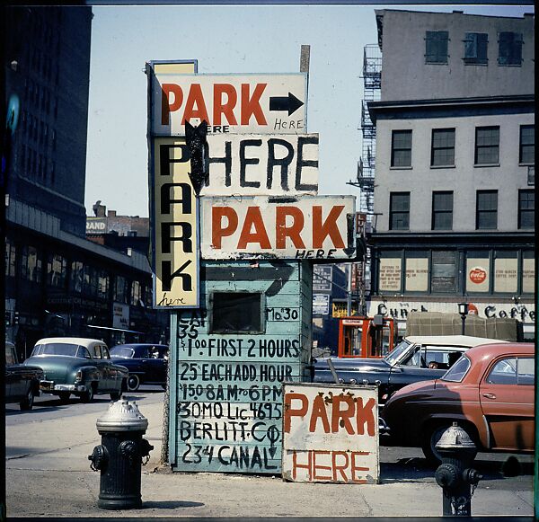 [235 Miscellaneous Views: Street Furniture, Signs, and Architectural Details], Walker Evans (American, St. Louis, Missouri 1903–1975 New Haven, Connecticut), Color film transparency and negative