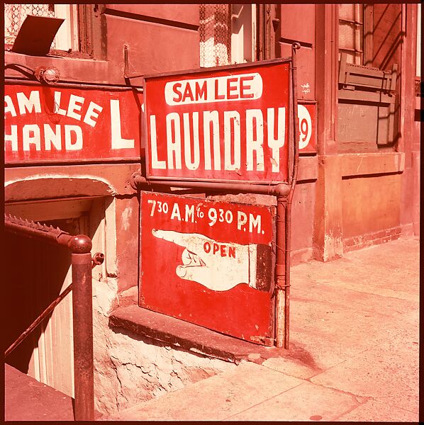 [235 Miscellaneous Views: Street Furniture, Signs, and Architectural Details], Walker Evans (American, St. Louis, Missouri 1903–1975 New Haven, Connecticut), Color film transparency and negative