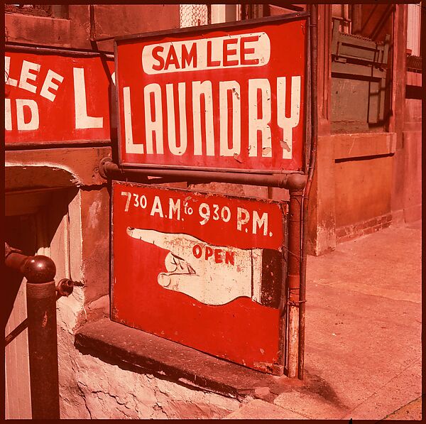 [235 Miscellaneous Views: Street Furniture, Signs, and Architectural Details], Walker Evans (American, St. Louis, Missouri 1903–1975 New Haven, Connecticut), Color film transparency and negative