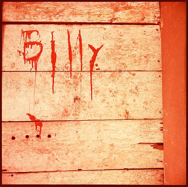 [235 Miscellaneous Views: Street Furniture, Signs, and Architectural Details], Walker Evans (American, St. Louis, Missouri 1903–1975 New Haven, Connecticut), Color film transparency and negative