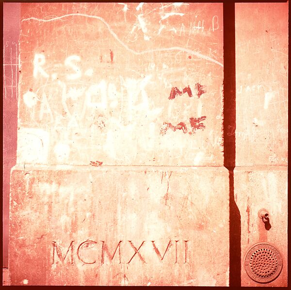 [235 Miscellaneous Views: Street Furniture, Signs, and Architectural Details], Walker Evans (American, St. Louis, Missouri 1903–1975 New Haven, Connecticut), Color film transparency and negative