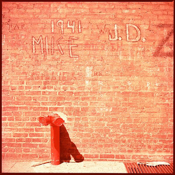 [235 Miscellaneous Views: Street Furniture, Signs, and Architectural Details], Walker Evans (American, St. Louis, Missouri 1903–1975 New Haven, Connecticut), Color film transparency and negative