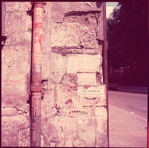 [235 Miscellaneous Views: Street Furniture, Signs, and Architectural Details], Walker Evans (American, St. Louis, Missouri 1903–1975 New Haven, Connecticut), Color film transparency and negative