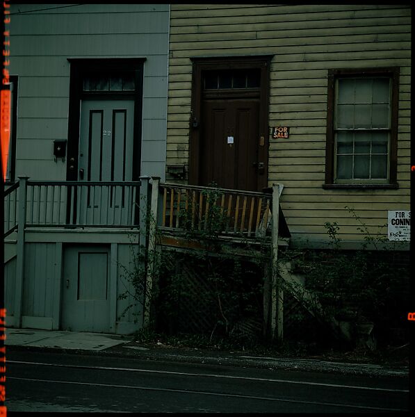 [235 Miscellaneous Views: Street Furniture, Signs, and Architectural Details], Walker Evans (American, St. Louis, Missouri 1903–1975 New Haven, Connecticut), Color film transparency and negative