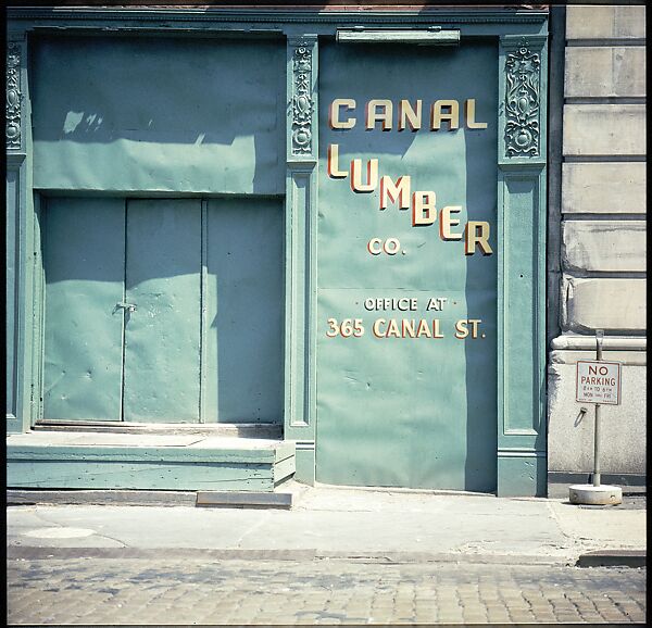 [235 Miscellaneous Views: Street Furniture, Signs, and Architectural Details], Walker Evans (American, St. Louis, Missouri 1903–1975 New Haven, Connecticut), Color film transparency and negative