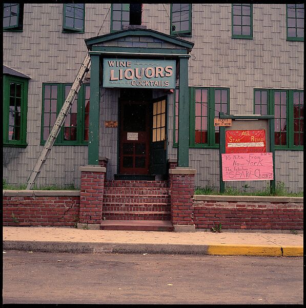 [235 Miscellaneous Views: Street Furniture, Signs, and Architectural Details], Walker Evans (American, St. Louis, Missouri 1903–1975 New Haven, Connecticut), Color film transparency and negative