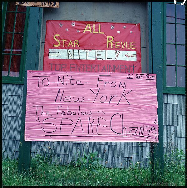 [235 Miscellaneous Views: Street Furniture, Signs, and Architectural Details], Walker Evans (American, St. Louis, Missouri 1903–1975 New Haven, Connecticut), Color film transparency and negative