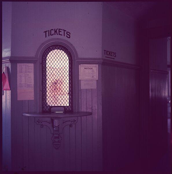 [31 Miscellaneous Views: Architectural Details, Street Furniture, Portraits, Signs], Walker Evans (American, St. Louis, Missouri 1903–1975 New Haven, Connecticut), Color film transparency