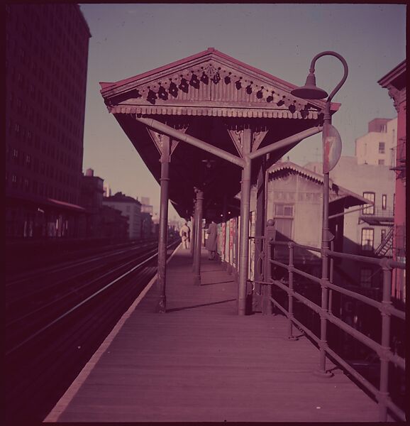 [31 Miscellaneous Views: Architectural Details, Street Furniture, Portraits, Signs], Walker Evans (American, St. Louis, Missouri 1903–1975 New Haven, Connecticut), Color film transparency