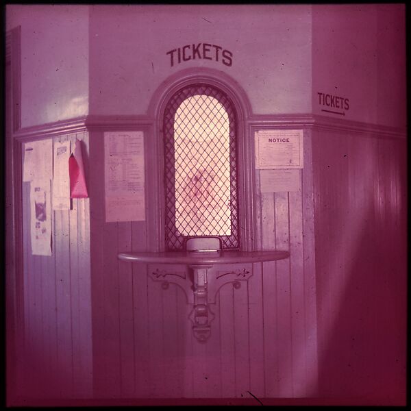 [31 Miscellaneous Views: Architectural Details, Street Furniture, Portraits, Signs], Walker Evans (American, St. Louis, Missouri 1903–1975 New Haven, Connecticut), Color film transparency