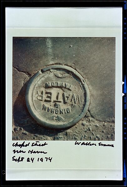 [35 Views of Signs Collected by Walker Evans and Copy Negatives of SX-70s], Walker Evans (American, St. Louis, Missouri 1903–1975 New Haven, Connecticut), Color film negative