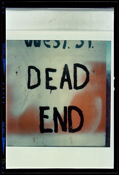 [35 Views of Signs Collected by Walker Evans and Copy Negatives of SX-70s], Walker Evans (American, St. Louis, Missouri 1903–1975 New Haven, Connecticut), Color film negative