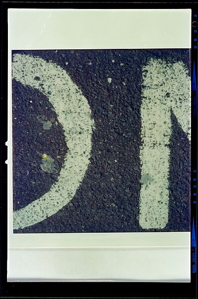 [35 Views of Signs Collected by Walker Evans and Copy Negatives of SX-70s], Walker Evans (American, St. Louis, Missouri 1903–1975 New Haven, Connecticut), Color film negative