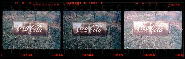 [35 Views of Signs Collected by Walker Evans and Copy Negatives of SX-70s], Walker Evans (American, St. Louis, Missouri 1903–1975 New Haven, Connecticut), Color film negative