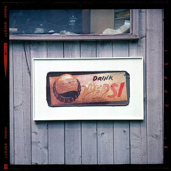 [35 Views of Signs Collected by Walker Evans and Copy Negatives of SX-70s], Walker Evans (American, St. Louis, Missouri 1903–1975 New Haven, Connecticut), Color film negative