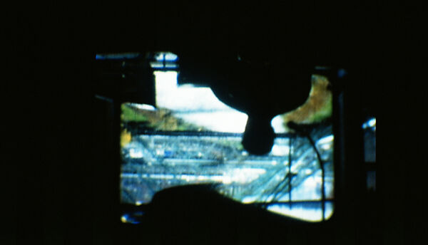 Schwebebahn, Darren Almond (British, born Appley Bridge, 1971), Single-channel digital video, transferred from Super-8 film, black-and-white and color, sound, 12 min.