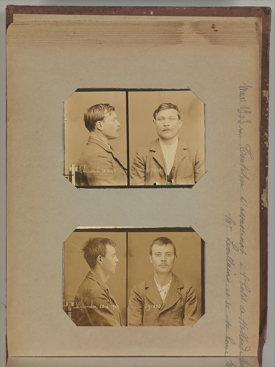 [Album of Paris Crime Scenes], Attributed to Alphonse Bertillon (French, 1853–1914), Gelatin silver prints