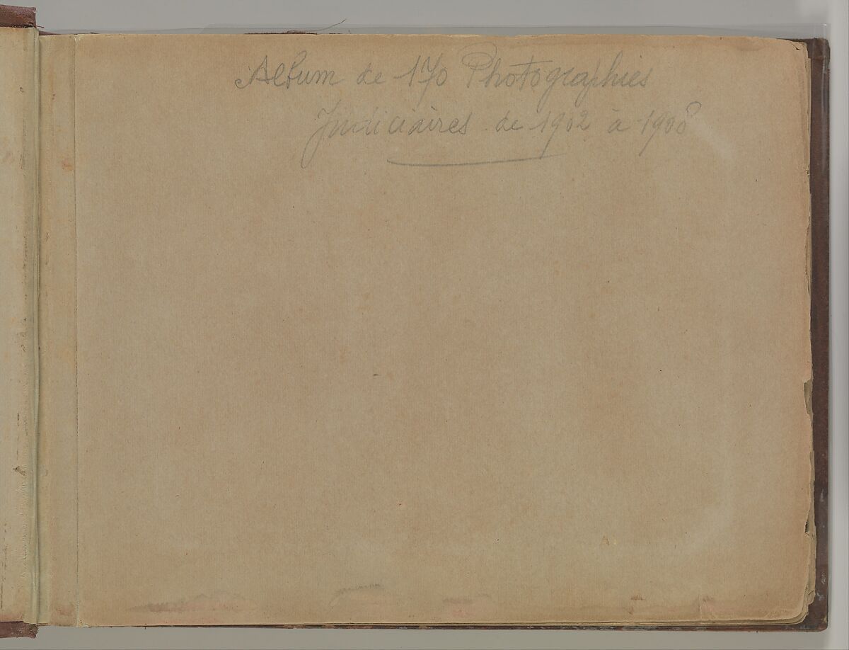 [Album of Paris Crime Scenes], Attributed to Alphonse Bertillon (French, 1853–1914), Gelatin silver prints