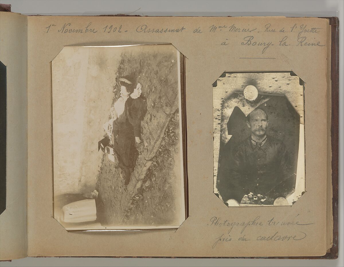 [Album of Paris Crime Scenes], Attributed to Alphonse Bertillon (French, 1853–1914), Gelatin silver prints