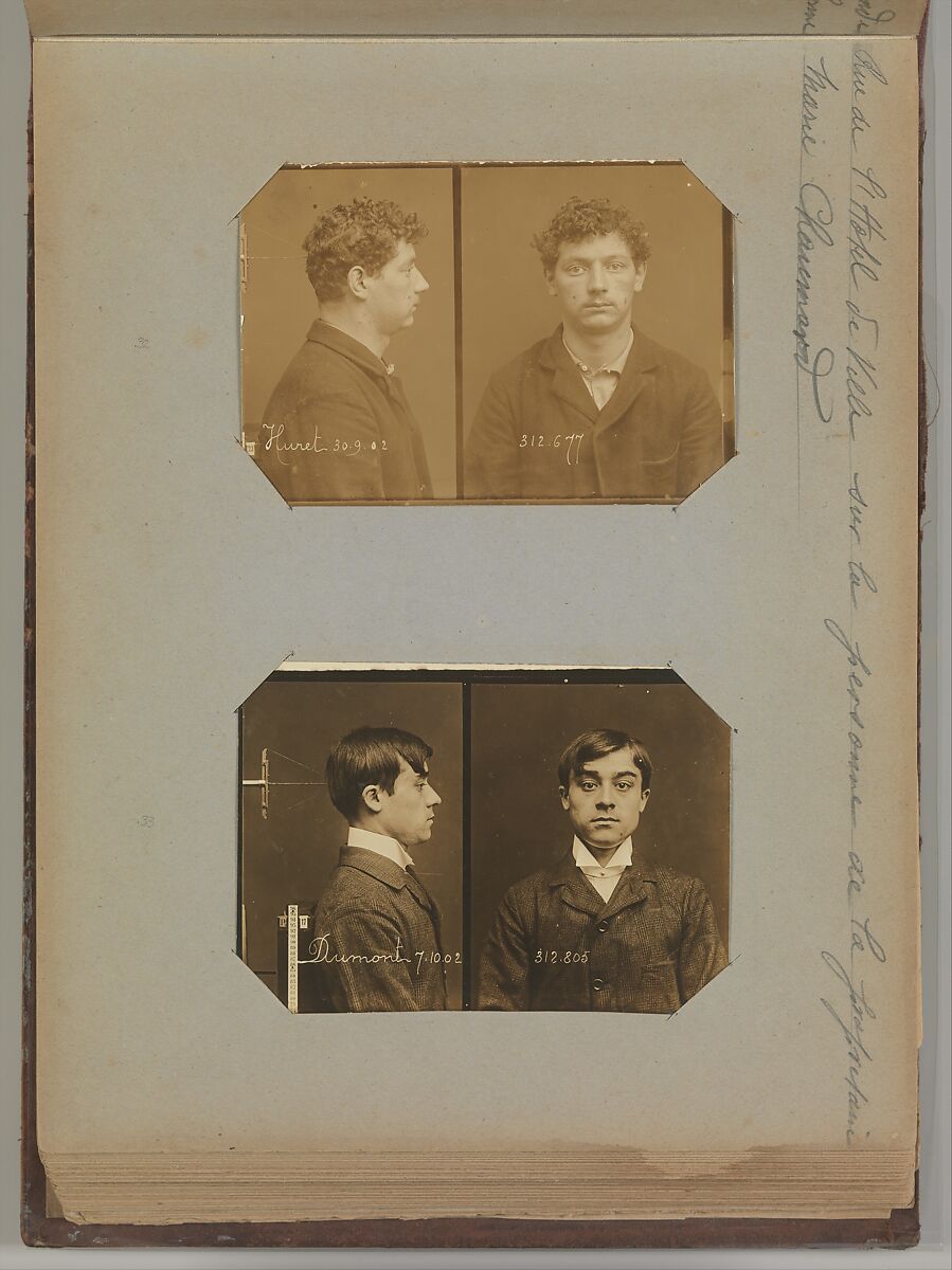 [Album of Paris Crime Scenes], Attributed to Alphonse Bertillon (French, 1853–1914), Gelatin silver prints