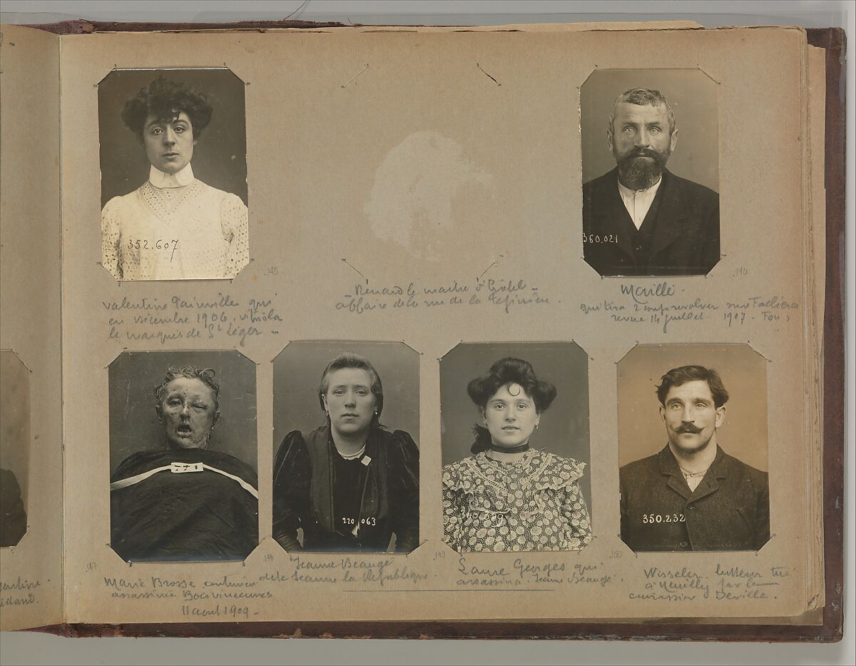 [Album of Paris Crime Scenes], Attributed to Alphonse Bertillon (French, 1853–1914), Gelatin silver prints