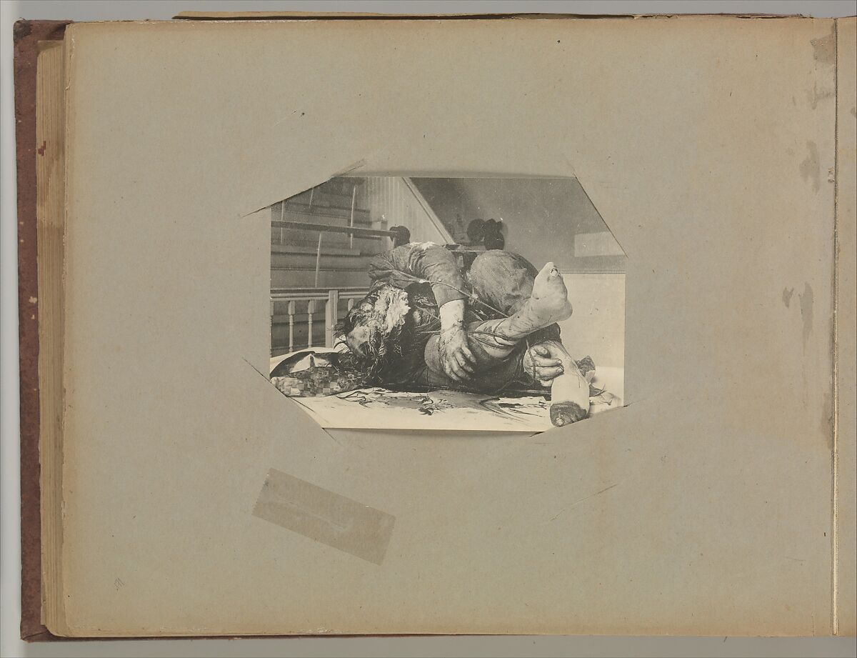 [Album of Paris Crime Scenes], Attributed to Alphonse Bertillon (French, 1853–1914), Gelatin silver prints