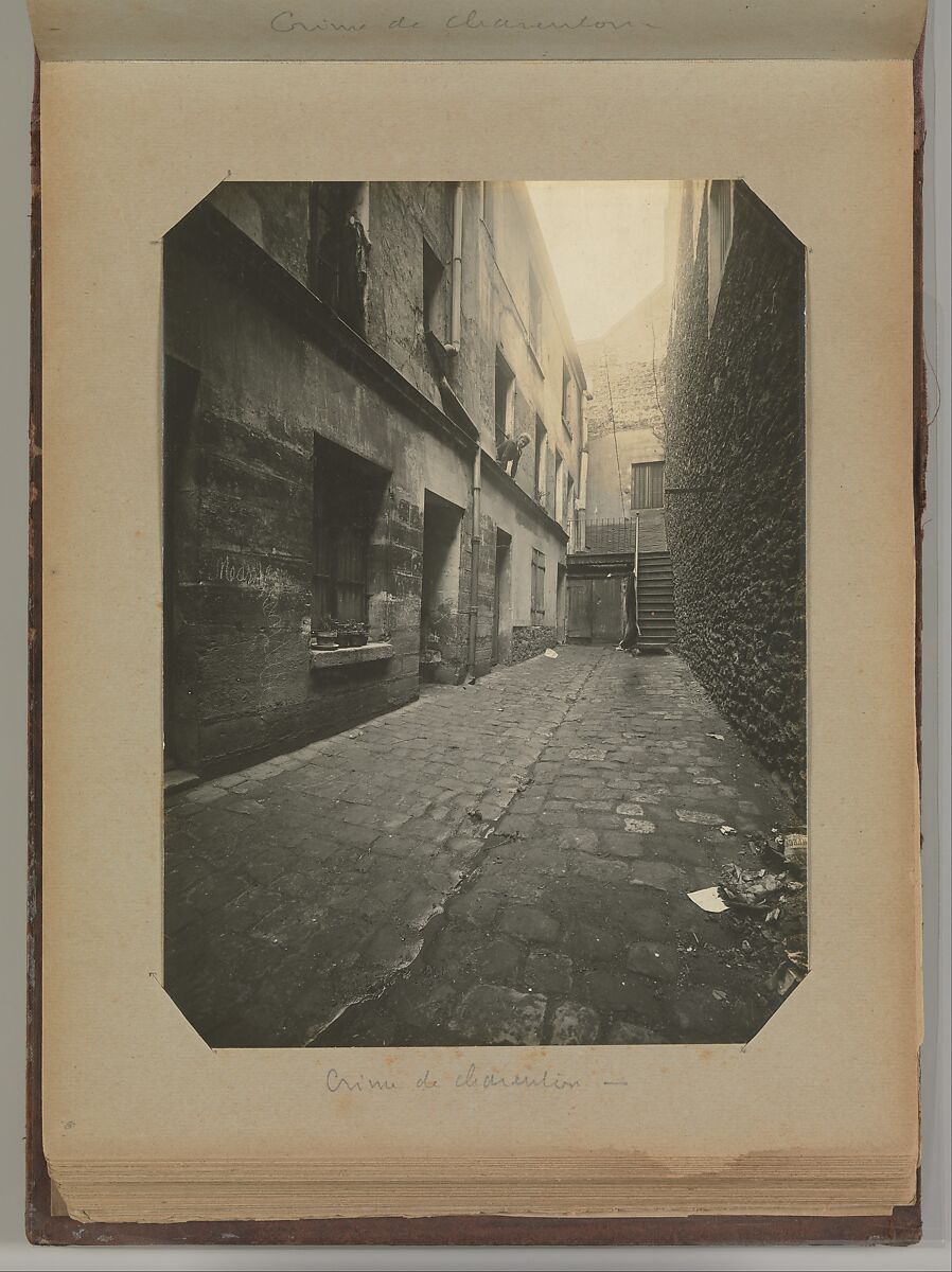 [Album of Paris Crime Scenes], Attributed to Alphonse Bertillon (French, 1853–1914), Gelatin silver prints