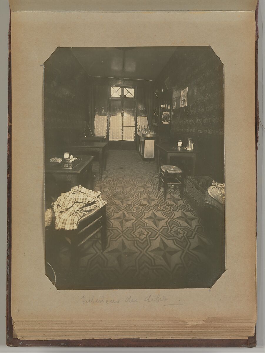 [Album of Paris Crime Scenes], Attributed to Alphonse Bertillon (French, 1853–1914), Gelatin silver prints