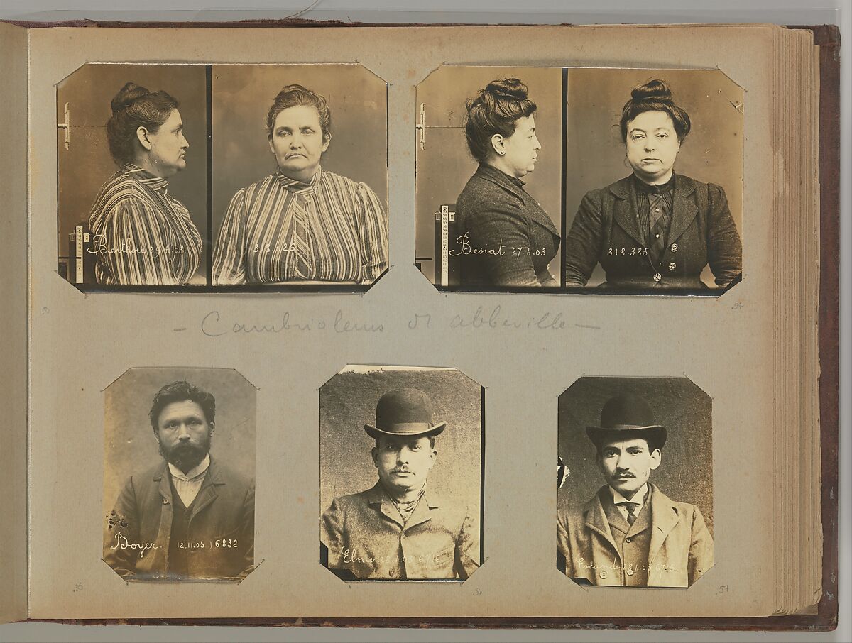 [Album of Paris Crime Scenes], Attributed to Alphonse Bertillon (French, 1853–1914), Gelatin silver prints