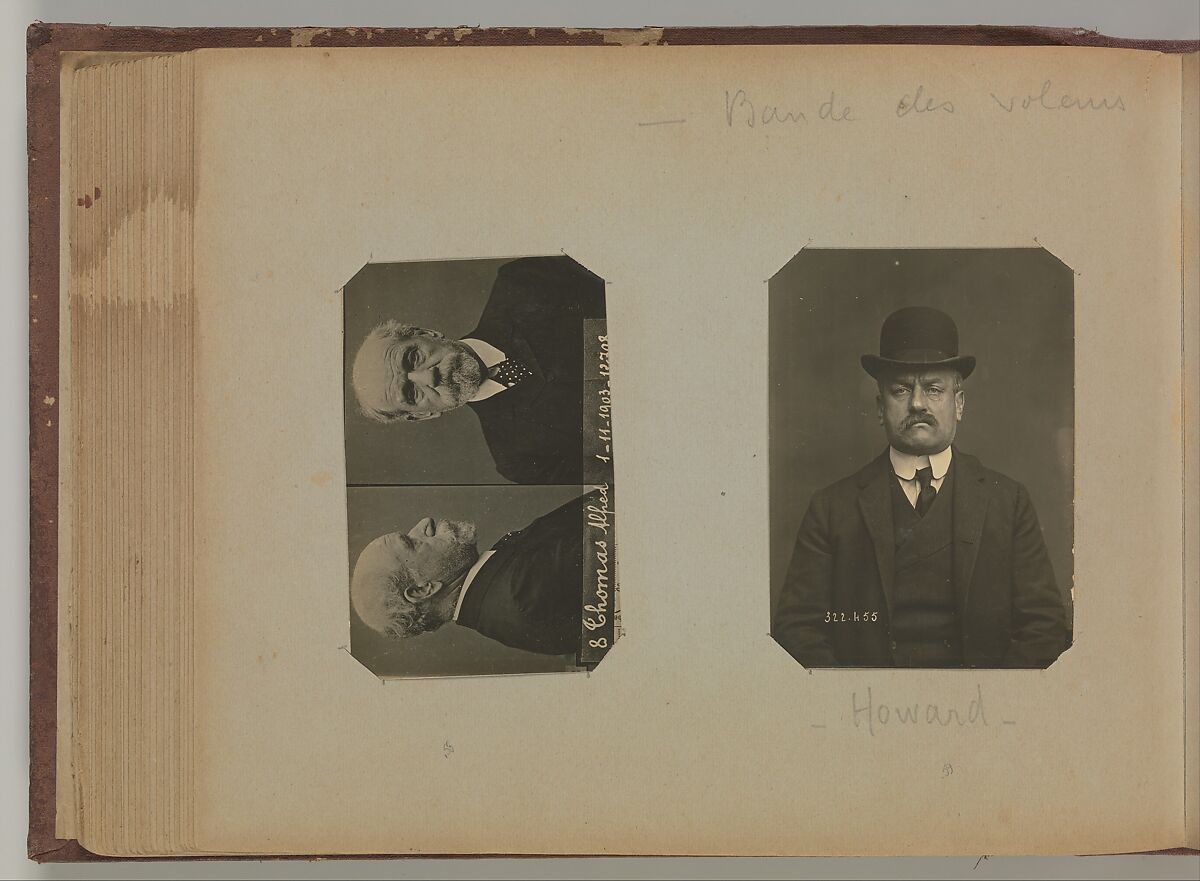 [Album of Paris Crime Scenes], Attributed to Alphonse Bertillon (French, 1853–1914), Gelatin silver prints