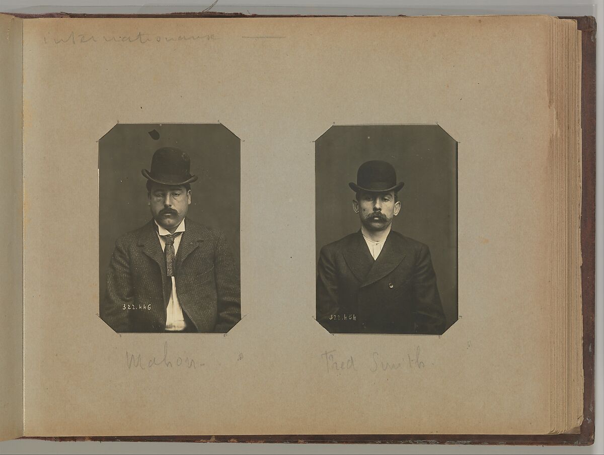 [Album of Paris Crime Scenes], Attributed to Alphonse Bertillon (French, 1853–1914), Gelatin silver prints