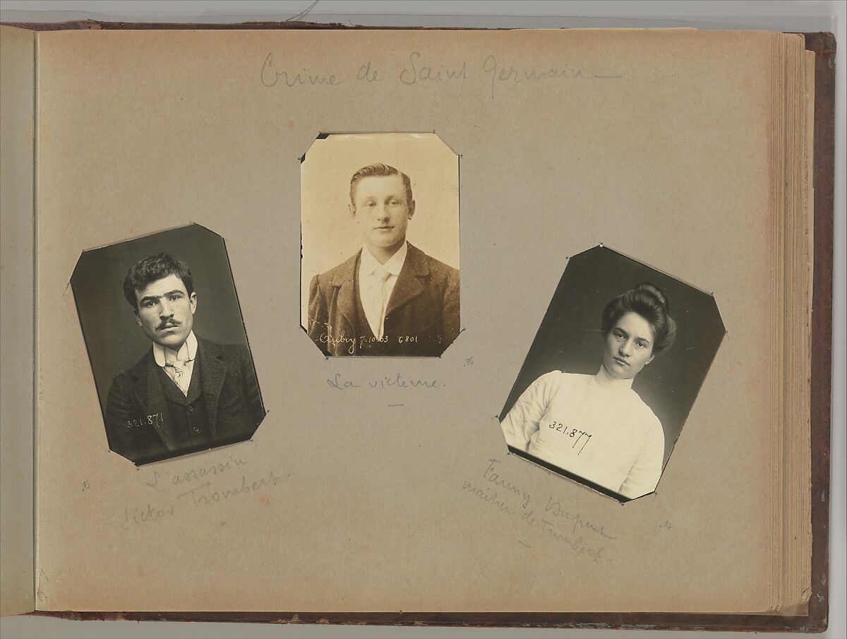[Album of Paris Crime Scenes], Attributed to Alphonse Bertillon (French, 1853–1914), Gelatin silver prints