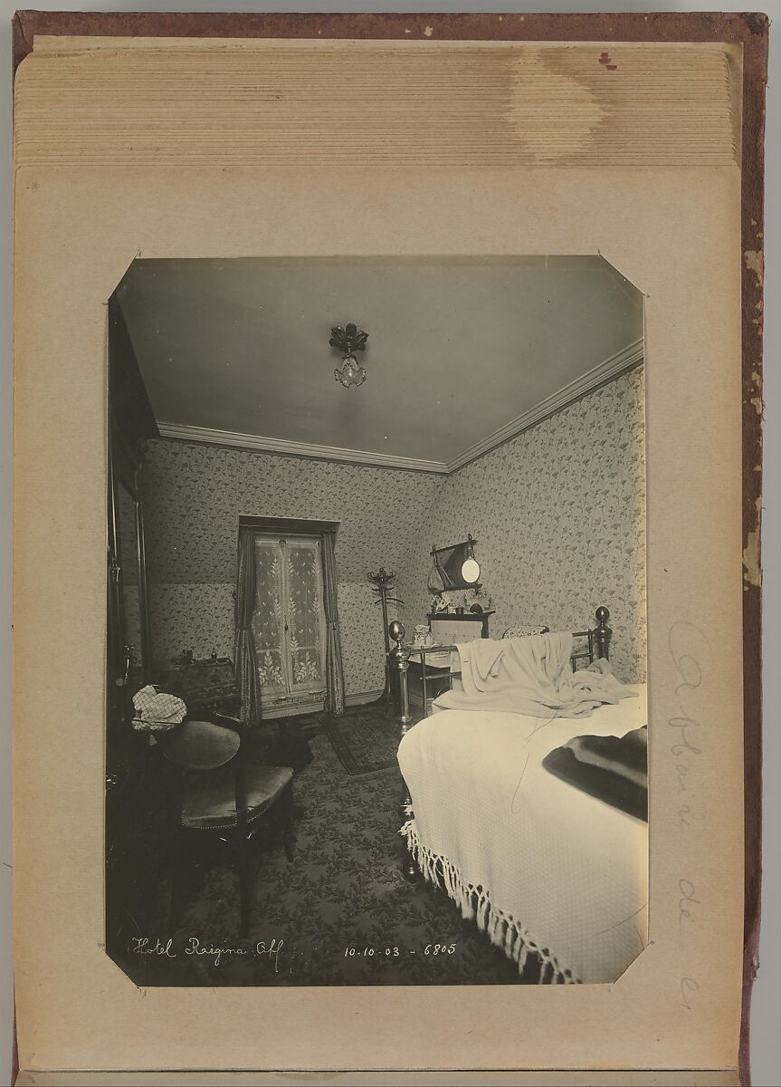 [Album of Paris Crime Scenes], Attributed to Alphonse Bertillon (French, 1853–1914), Gelatin silver prints
