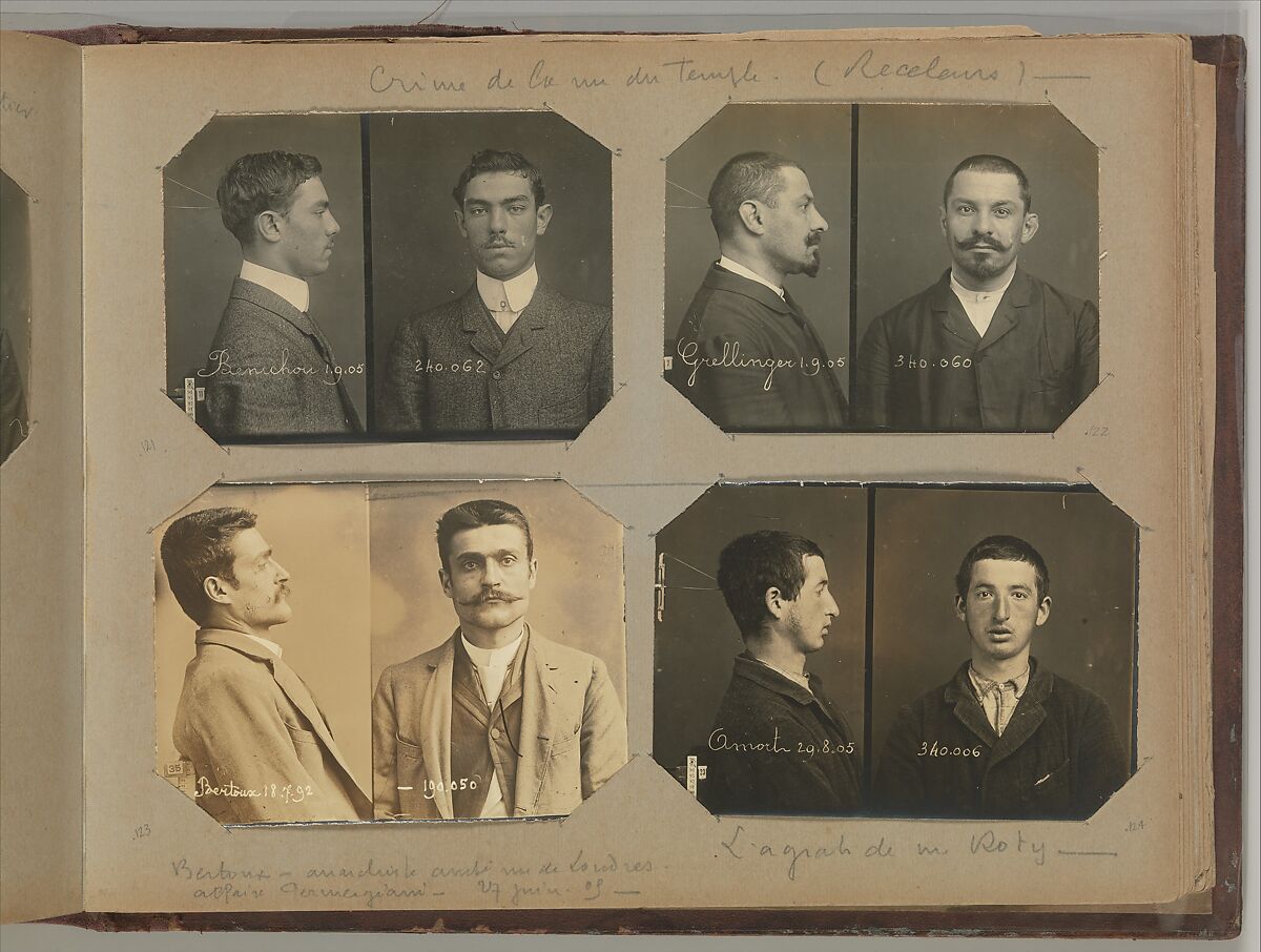 [Album of Paris Crime Scenes], Attributed to Alphonse Bertillon (French, 1853–1914), Gelatin silver prints