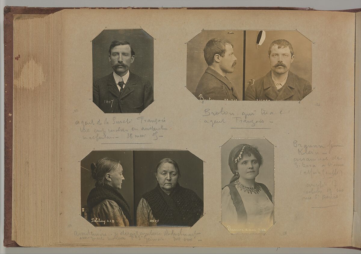 [Album of Paris Crime Scenes], Attributed to Alphonse Bertillon (French, 1853–1914), Gelatin silver prints