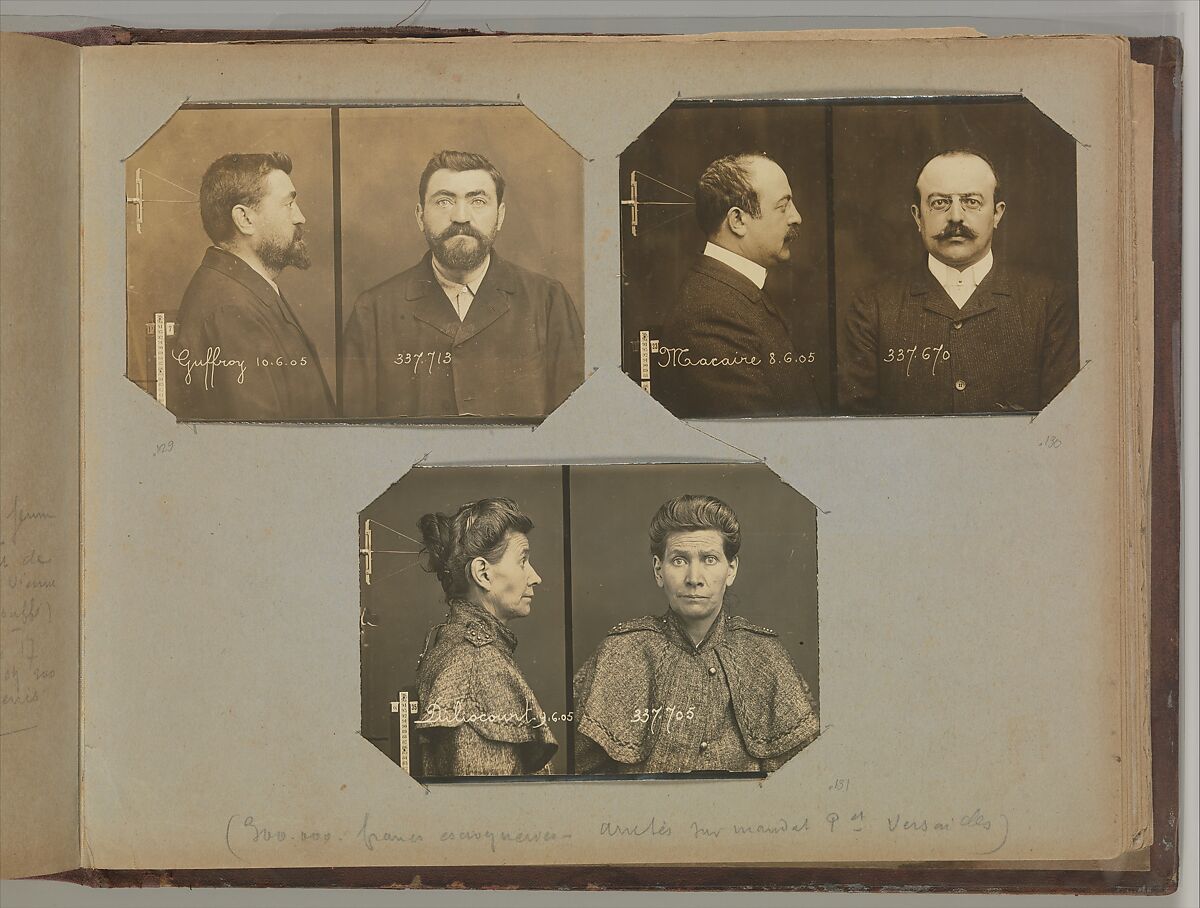 [Album of Paris Crime Scenes], Attributed to Alphonse Bertillon (French, 1853–1914), Gelatin silver prints