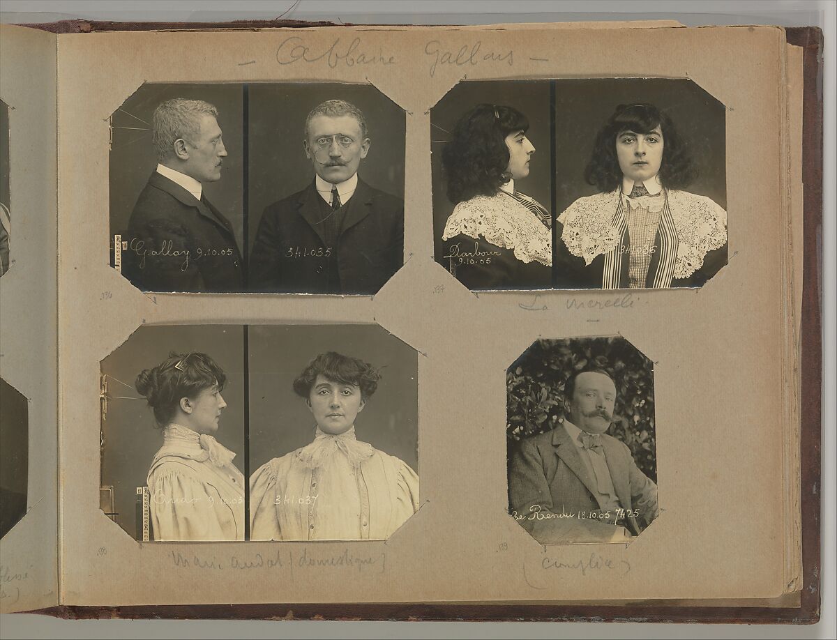 [Album of Paris Crime Scenes], Attributed to Alphonse Bertillon (French, 1853–1914), Gelatin silver prints