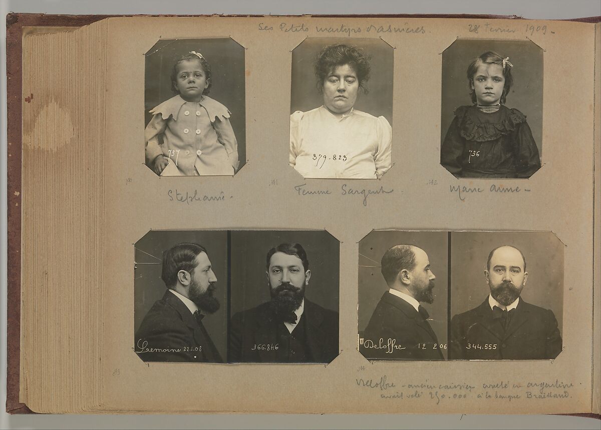 [Album of Paris Crime Scenes], Attributed to Alphonse Bertillon (French, 1853–1914), Gelatin silver prints