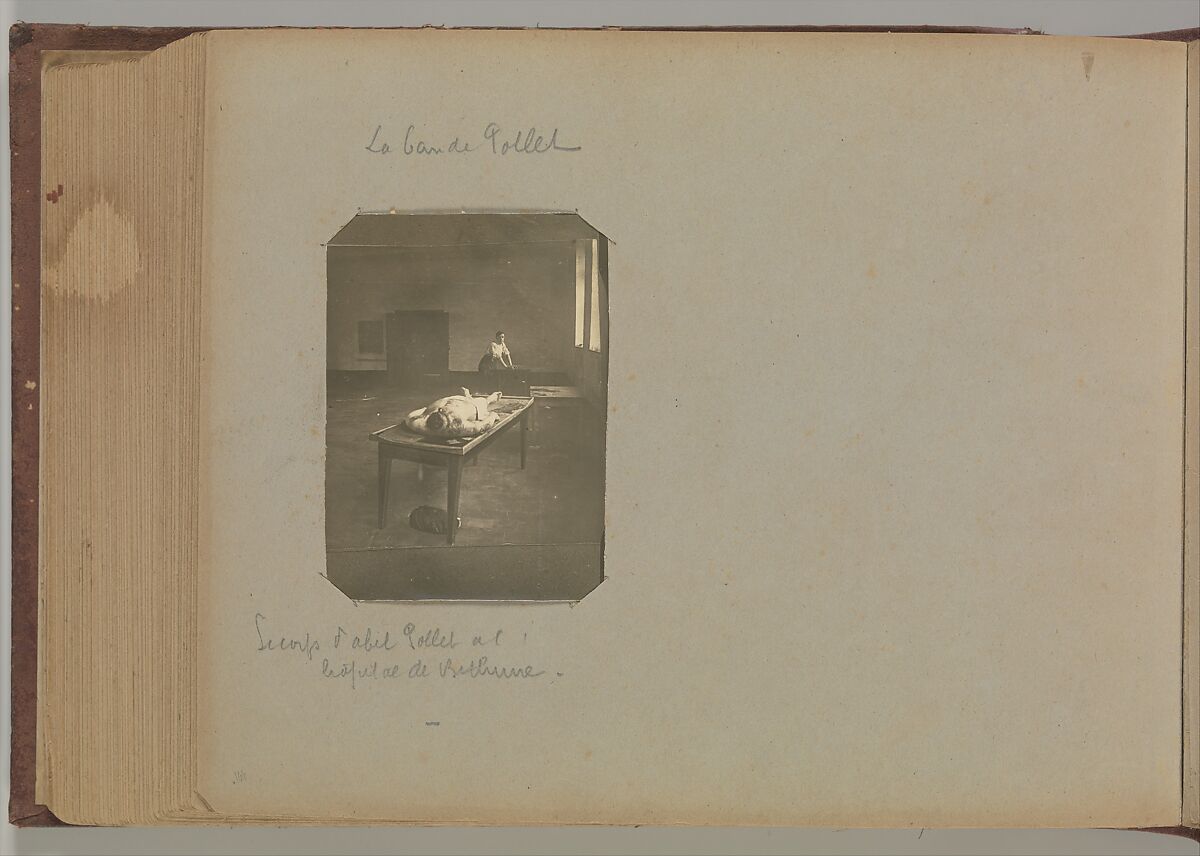 [Album of Paris Crime Scenes], Attributed to Alphonse Bertillon (French, 1853–1914), Gelatin silver prints
